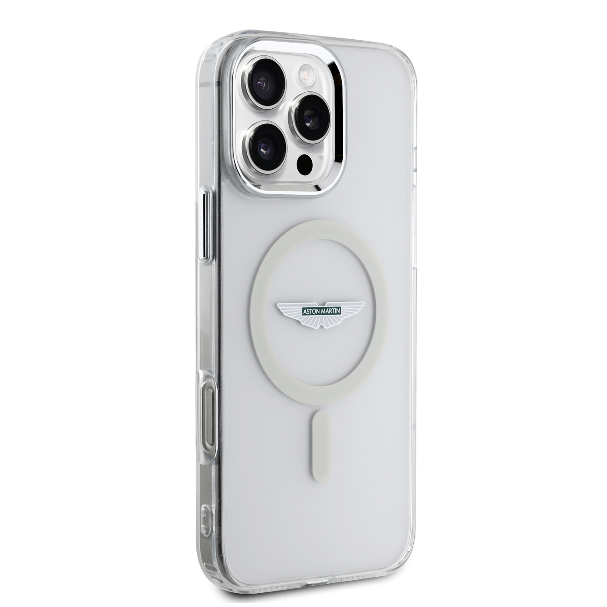 iPhone 16 Pro Max - ASTON MARTIN Frosted Effect Transparent - 4