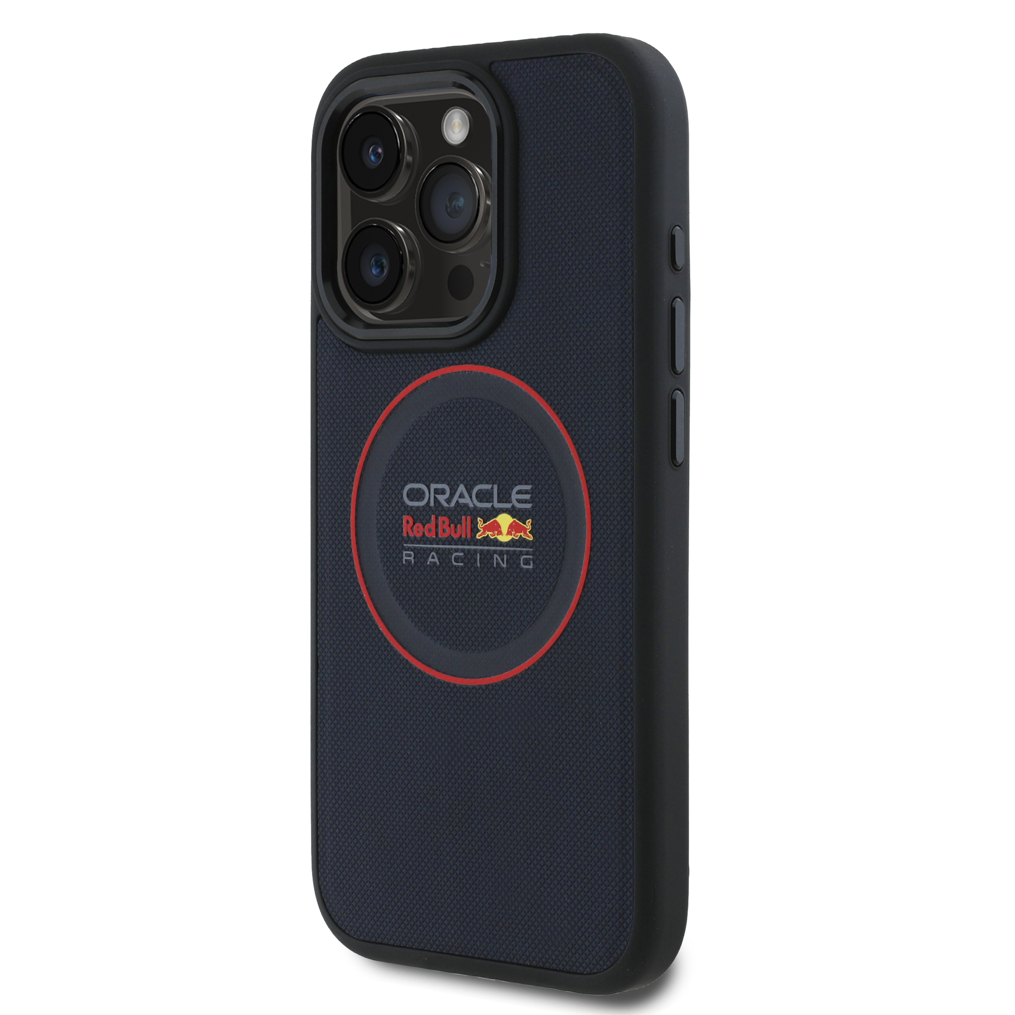 iPhone 15 Pro Max - REDBULL RACING Leather Wit Red Ring Navy - 2