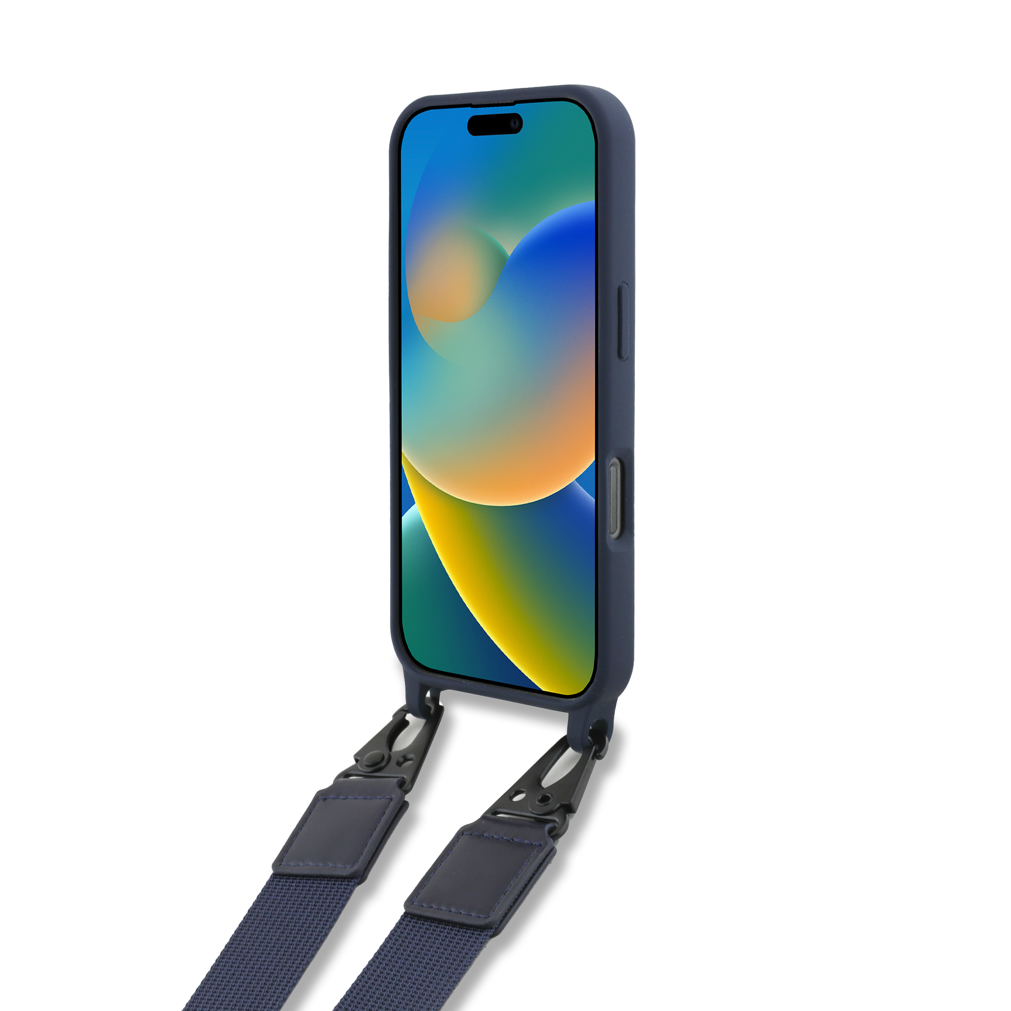 iPhone 16 Pro Max - REDBULL RACING Liquid Silicone Vertical Logo Navy - 4