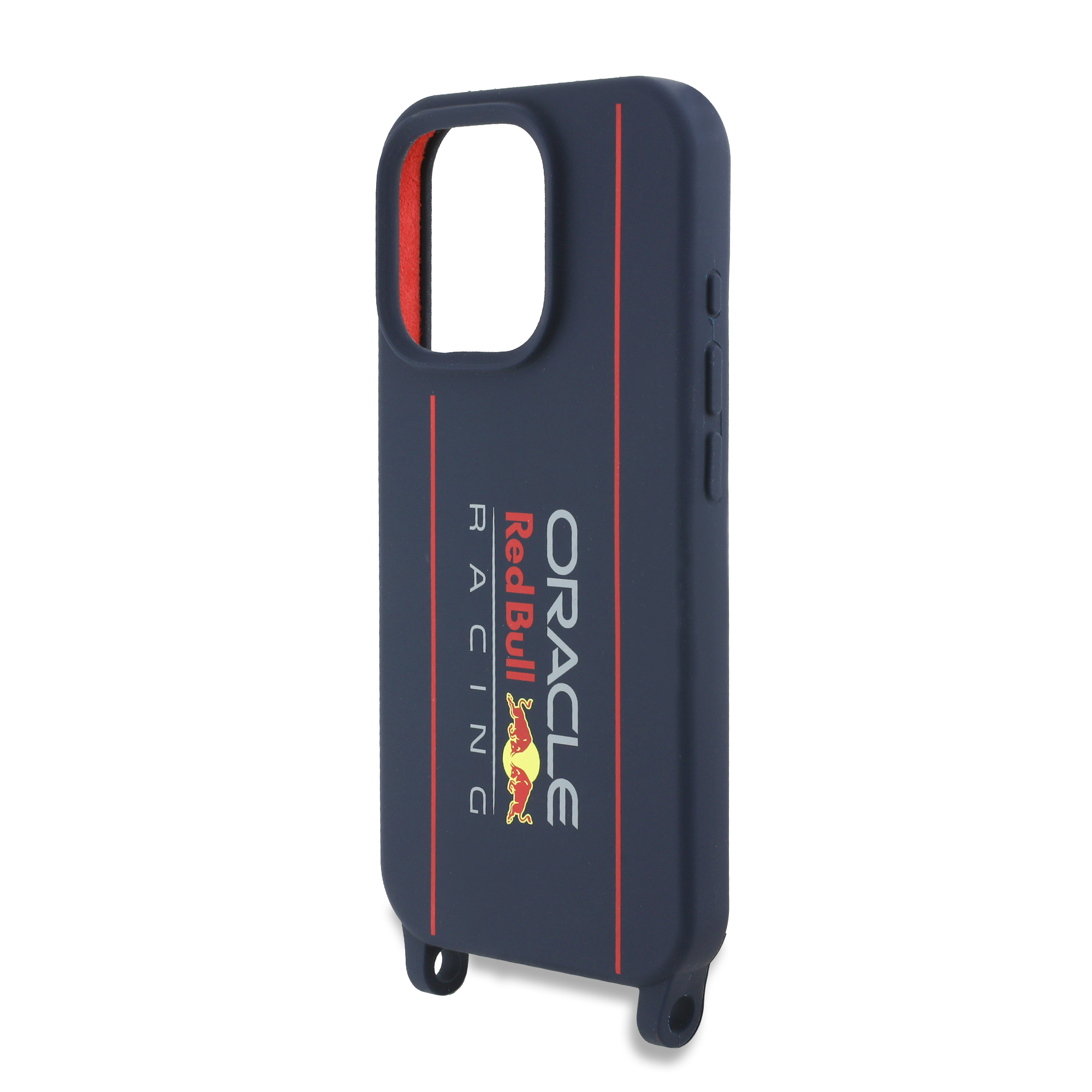 iPhone 16 Pro Max - REDBULL RACING Liquid Silicone Vertical Logo Navy - 5
