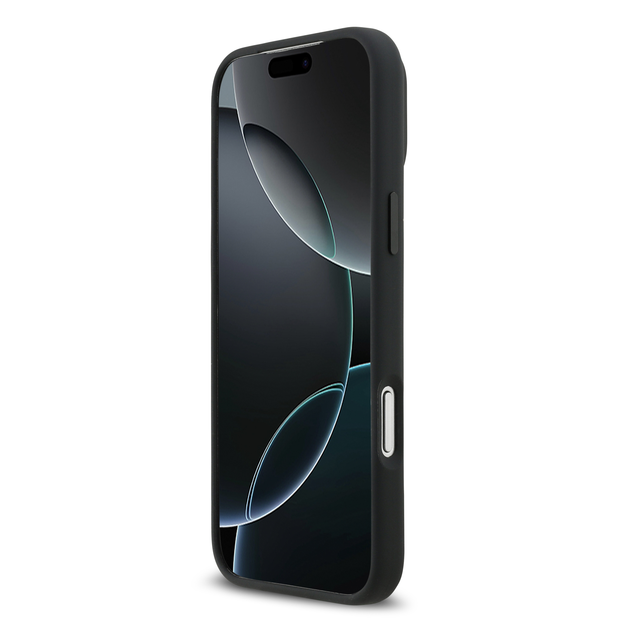 iPhone 17 Pro Max - MERCEDES BENZ Silicone Case Vertical Stripes Black - 5