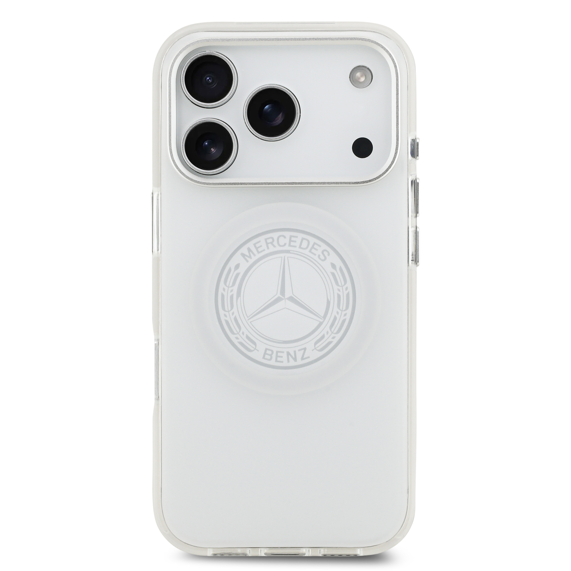iPhone 17 Pro - MERCEDES BENZ Frosted Vintage Logo Transparent - 3