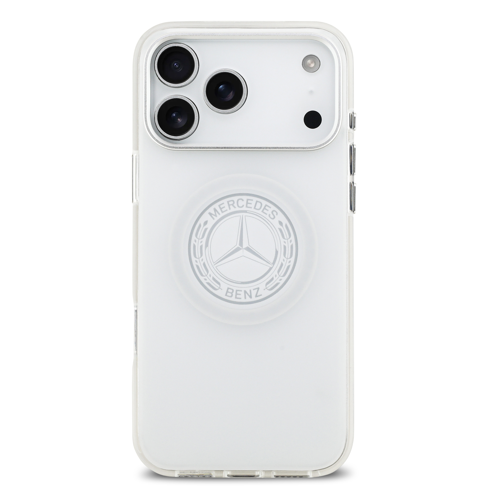 iPhone 17 Pro Max - MERCEDES BENZ Frosted Vintage Logo Transparent - 3