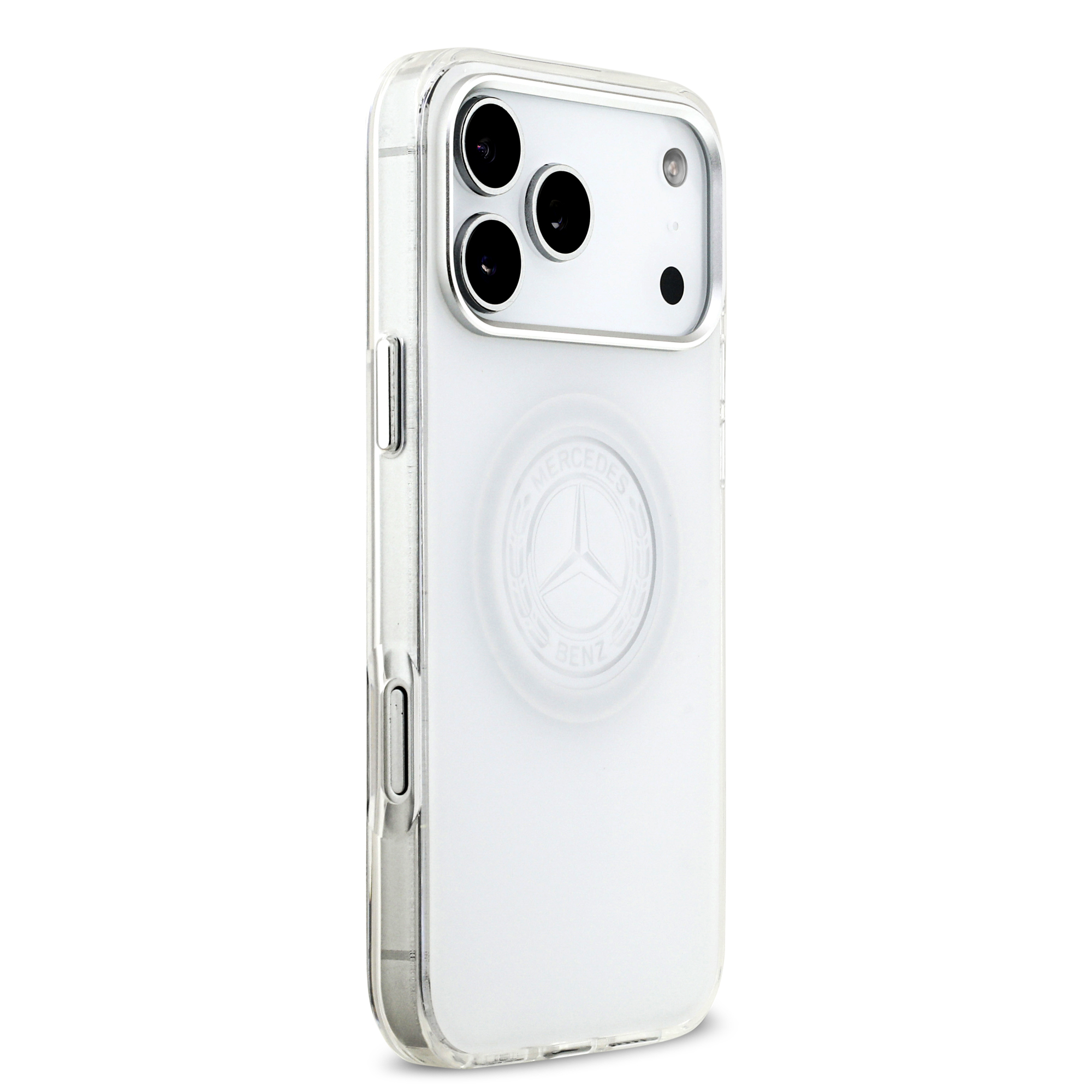 iPhone 17 Pro Max - MERCEDES BENZ Frosted Vintage Logo Transparent - 4