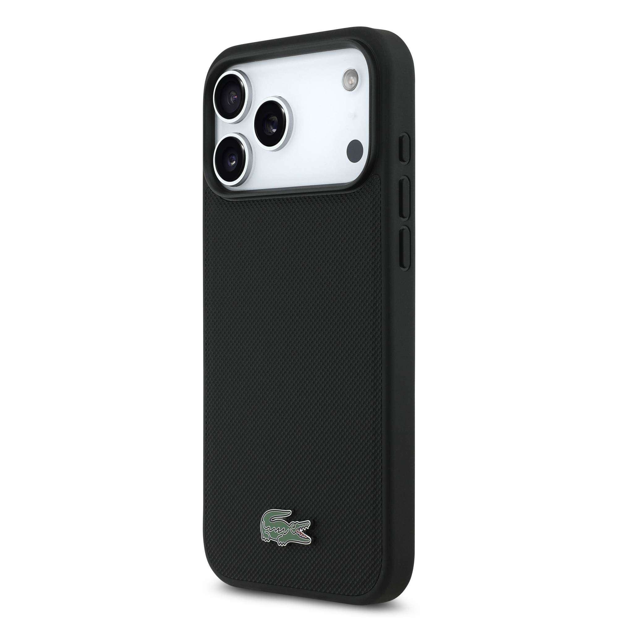 iPhone 17 Pro Max - LACOSTE Iconic Petit Pique Logo Black - 2