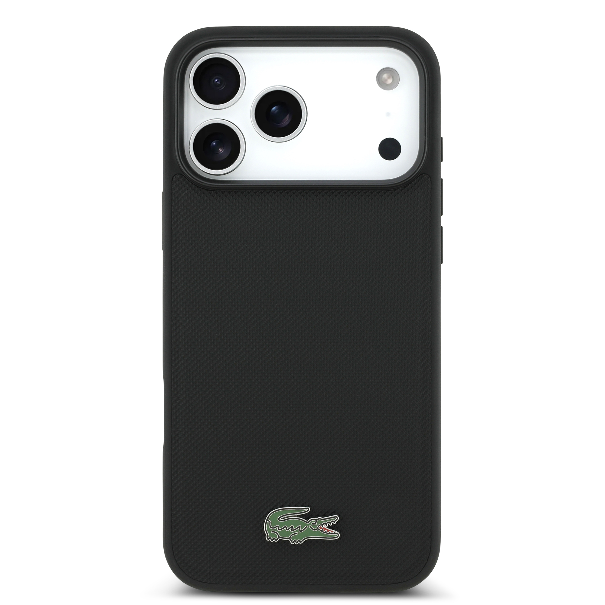 iPhone 17 Pro Max - LACOSTE Iconic Petit Pique Logo Black - 3