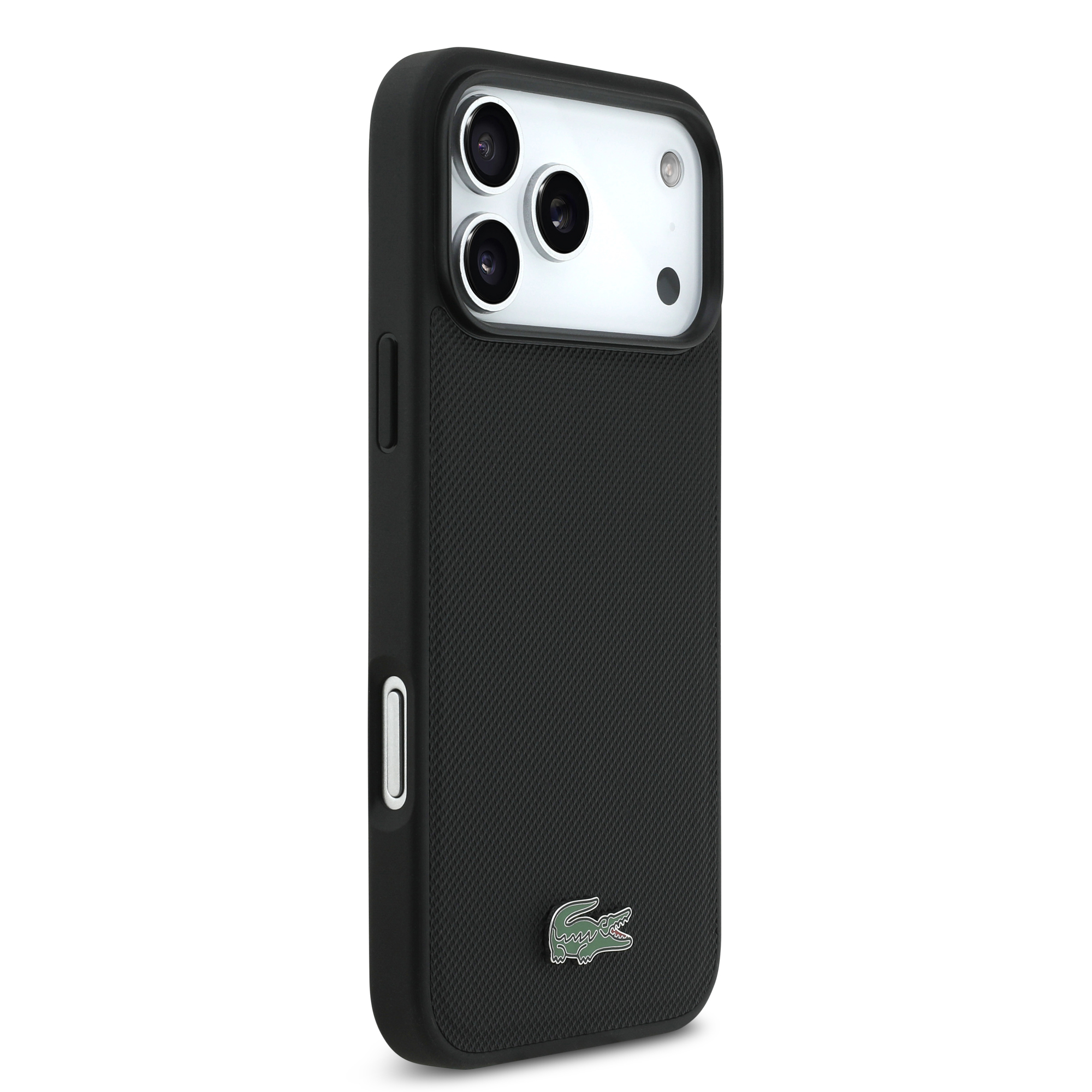 iPhone 17 Pro Max - LACOSTE Iconic Petit Pique Logo Black - 4