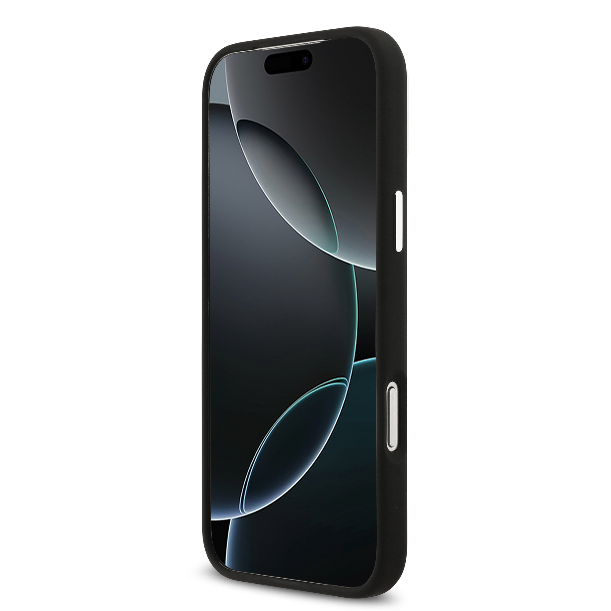 iPhone 17 Pro Max - LACOSTE Silicone Metal Logo Black - 5