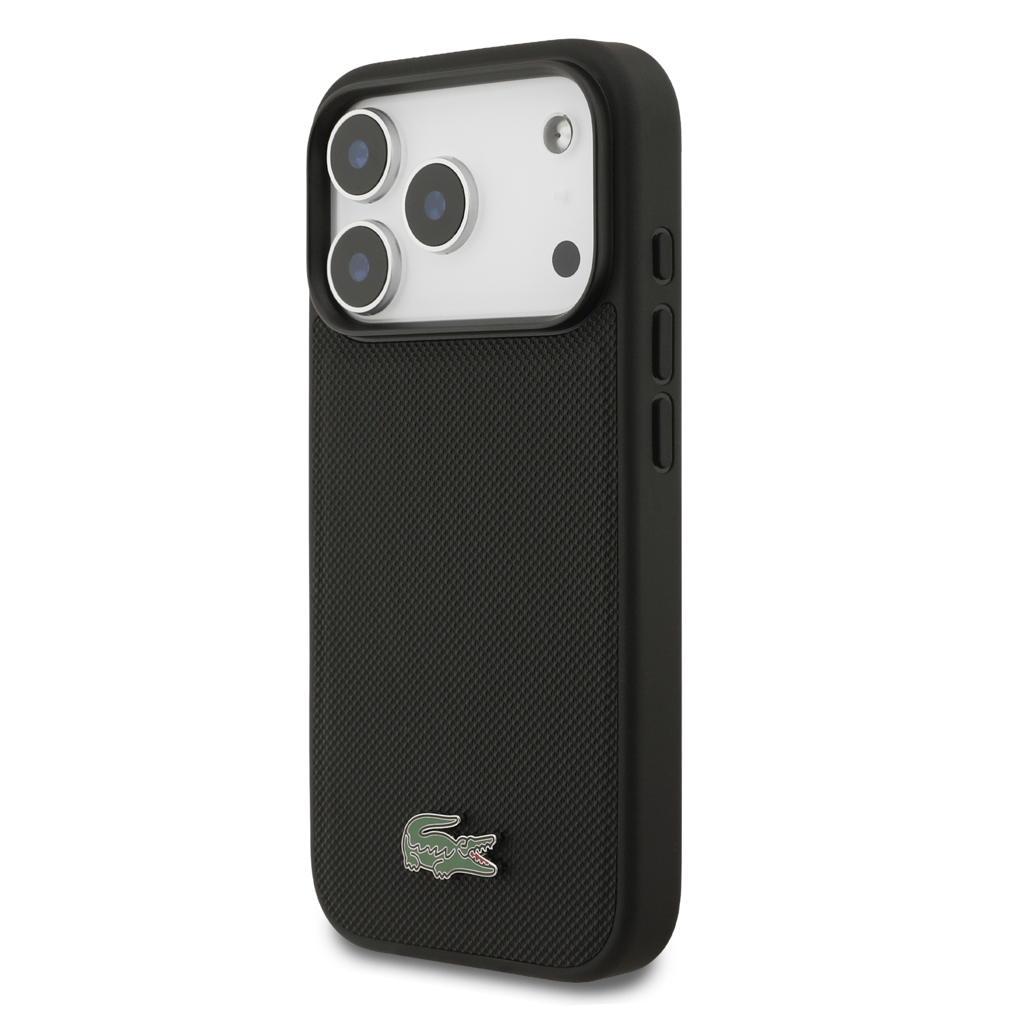 iPhone 17 Pro - LACOSTE Iconic Petit Pique Logo Black - 2