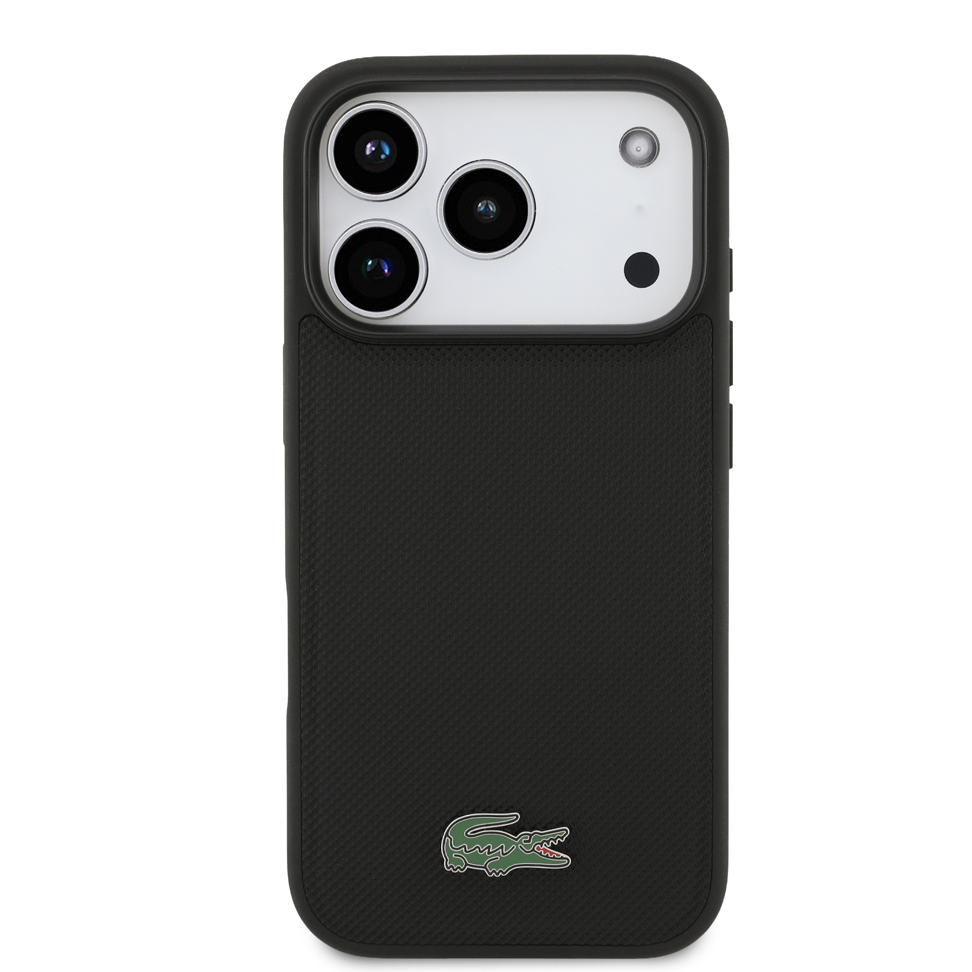 iPhone 17 Pro - LACOSTE Iconic Petit Pique Logo Black - 3