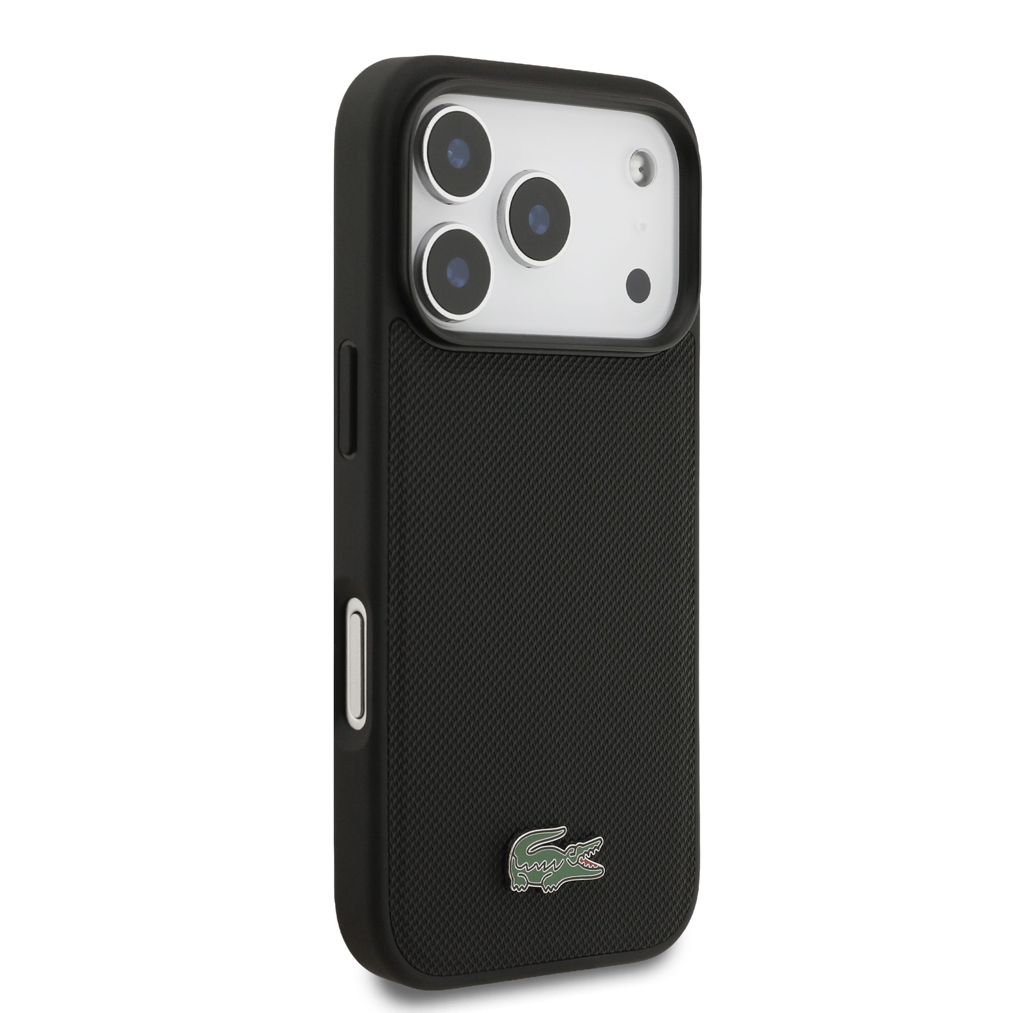 iPhone 17 Pro - LACOSTE Iconic Petit Pique Logo Black - 4