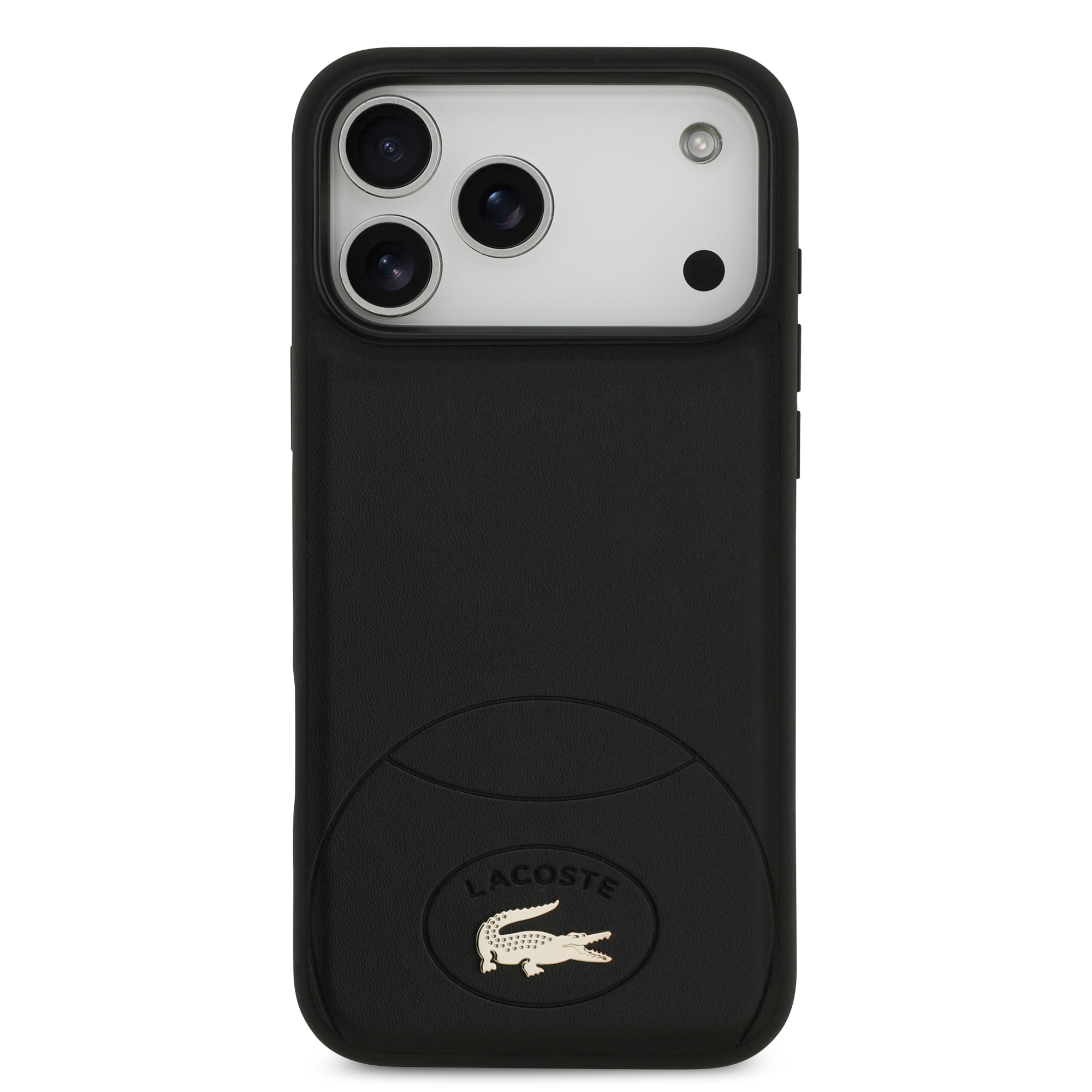 iPhone 17 Pro Max - LACOSTE Leather Bliss Black - 3