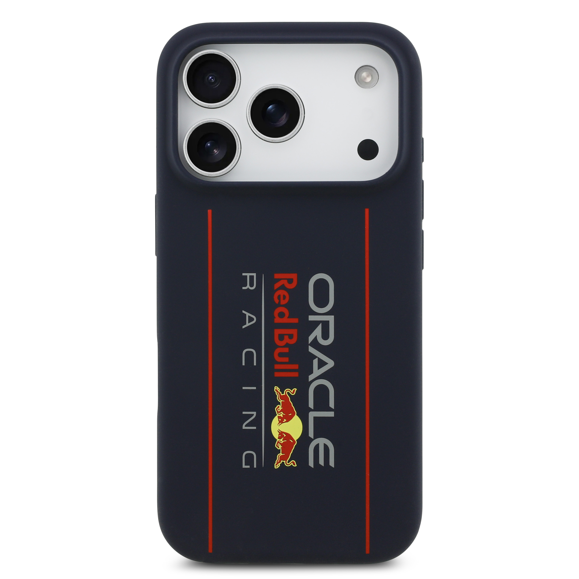 iPhone 17 Pro - REDBULL RACING Liquid Silicone Oversize Vertical Logo Navy - 3