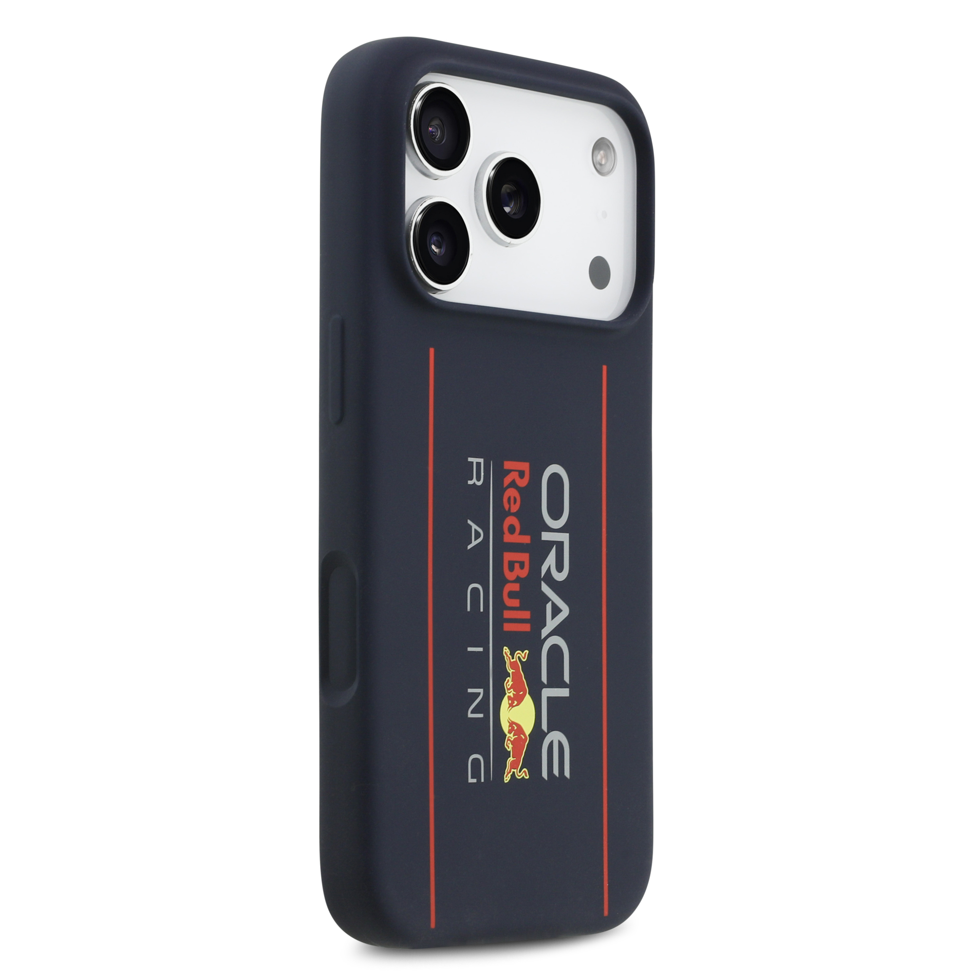 iPhone 17 Pro - REDBULL RACING Liquid Silicone Oversize Vertical Logo Navy - 4