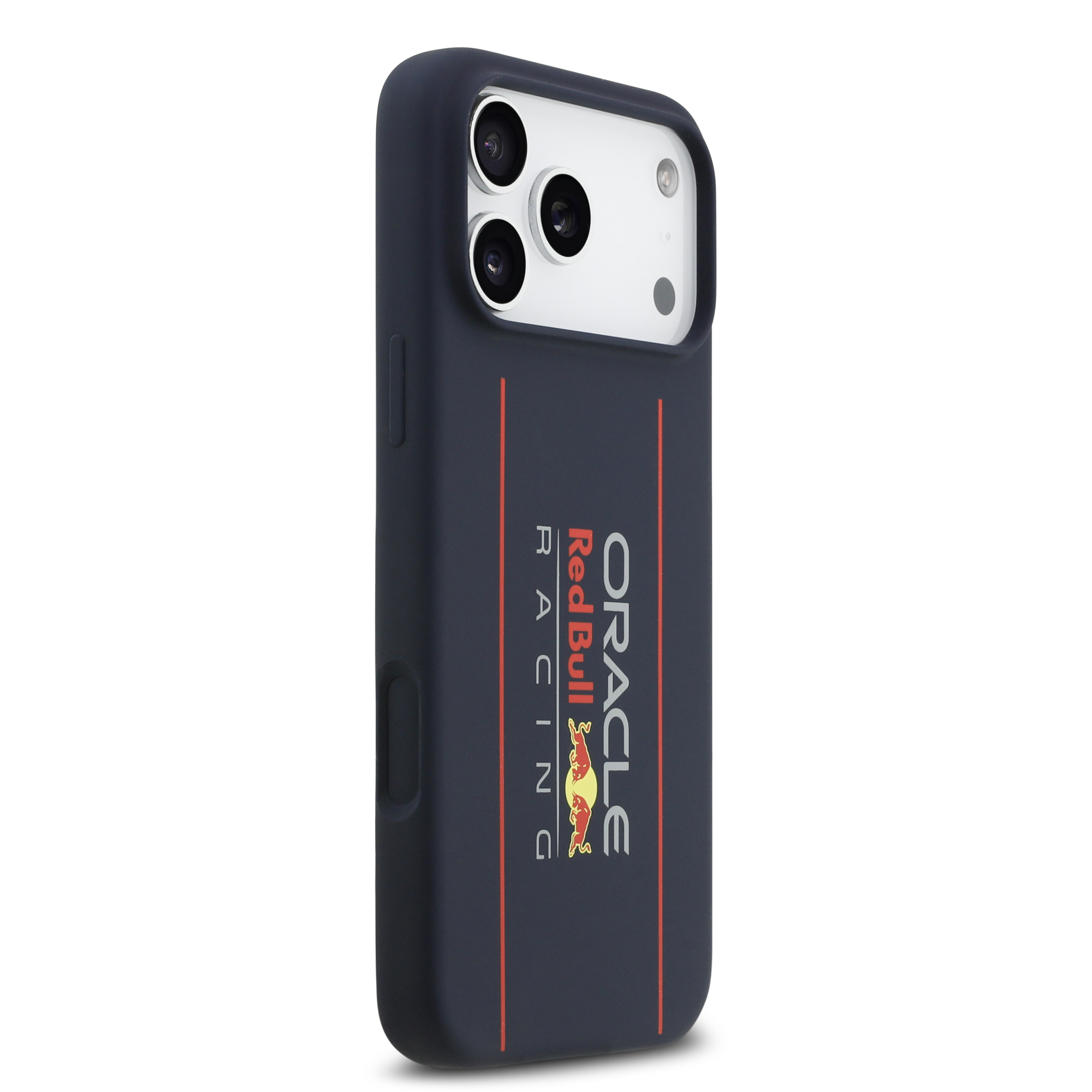iPhone 17 Pro Max - REDBULL RACING Liquid Silicone Oversize Vertical Logo Navy - 4
