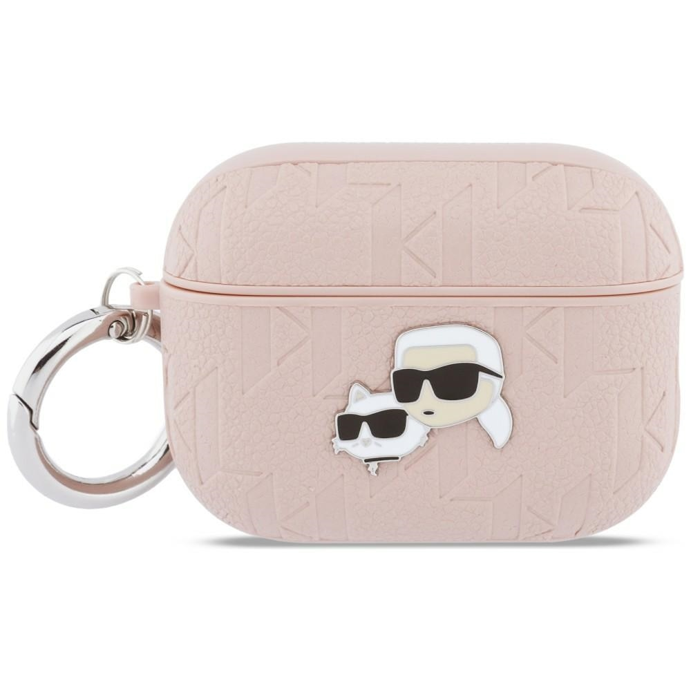 AirPods 3 - KARL LAGERFELD Leather Case Choupette Pink - 3