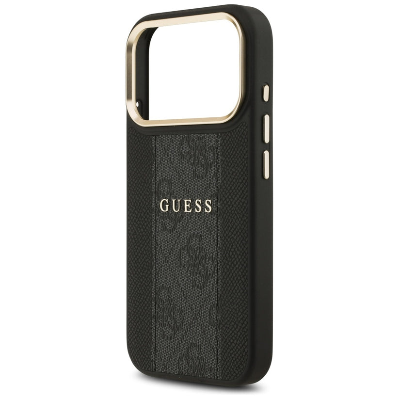 iPhone 17  - GUESS Leather With Big Classic Logo Black - 3