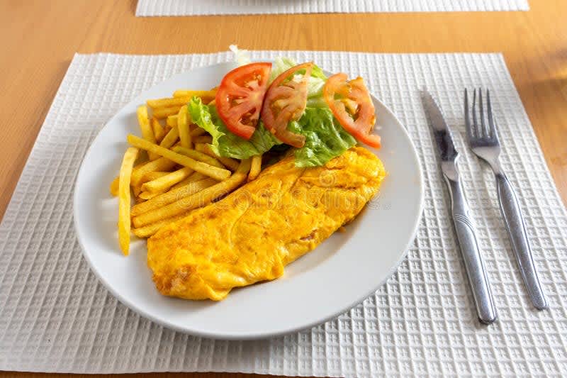 Fries & Omelette