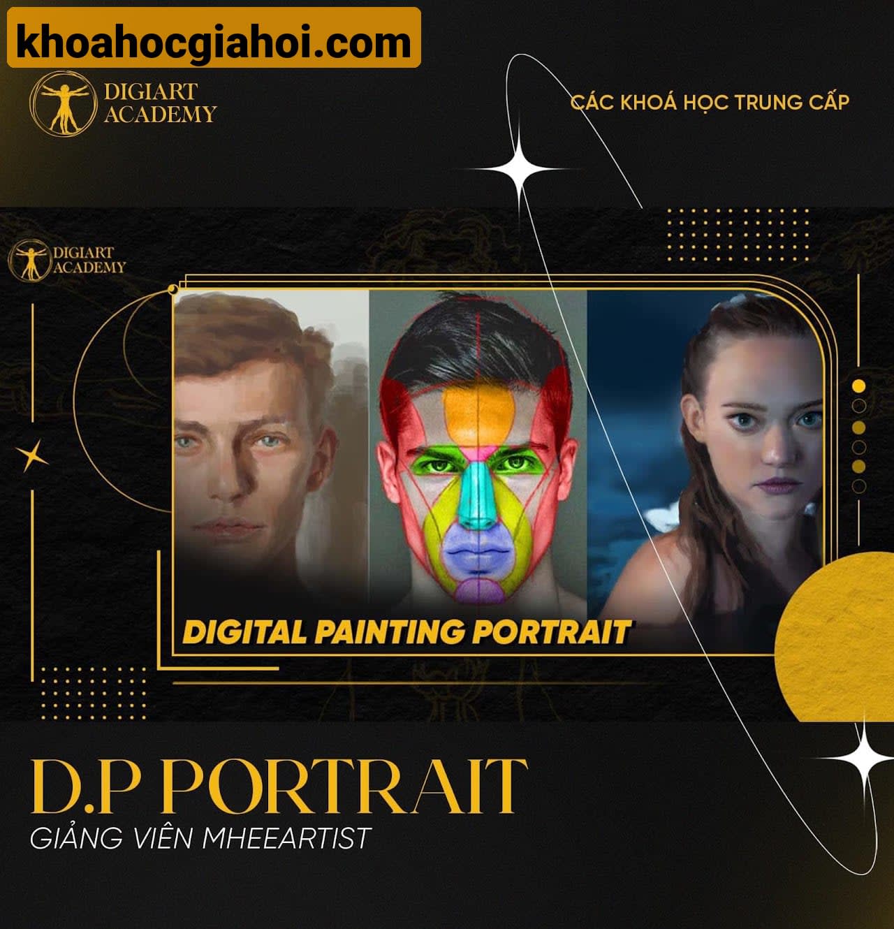 Khóa Học Digital Painting Portrait Cùng Mhee Art