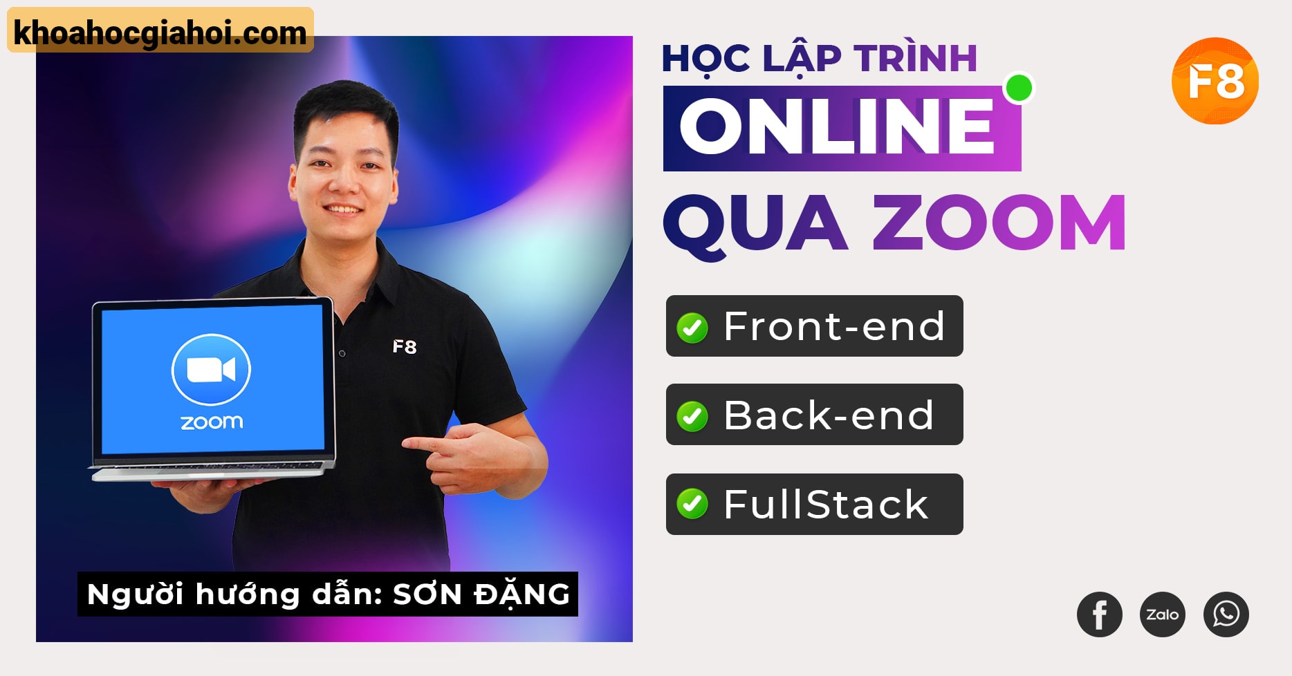Khóa Học Fullstack Developer Cùng F8