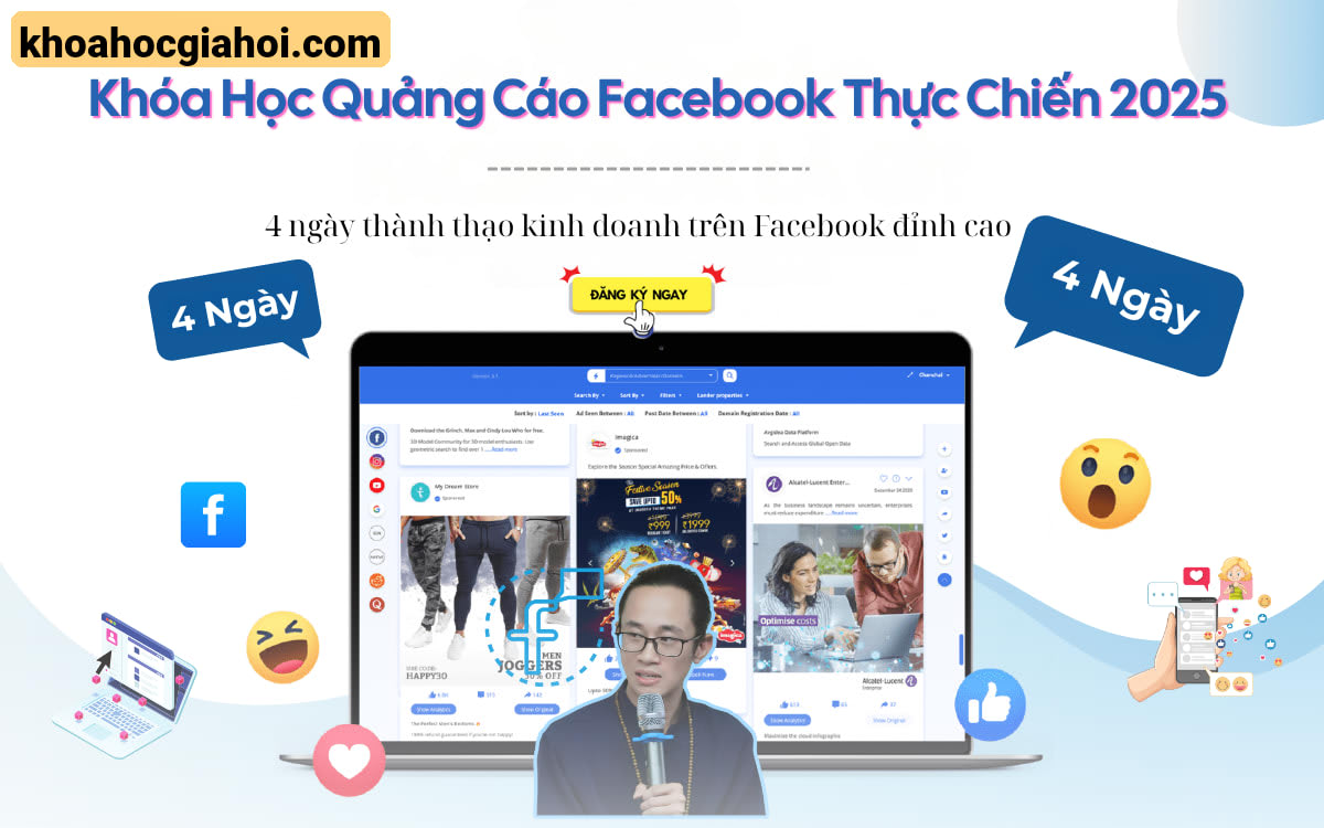 Khóa Học Quảng Cáo Facebook Thực Chiến 2025 Cùng Chu Minh Hạnh