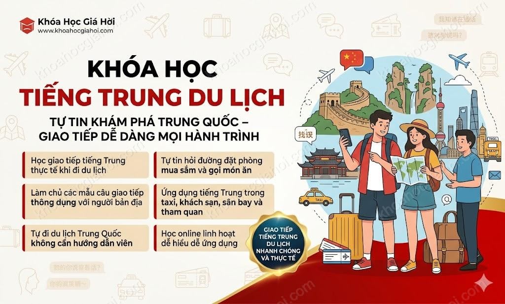 Khóa Học Tiếng Trung Du Lịch