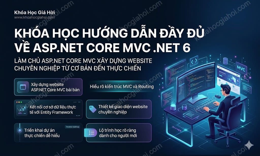Khóa Học Hướng Dẫn Đầy Đủ Về ASP.NET Core MVC (.NET 6)
