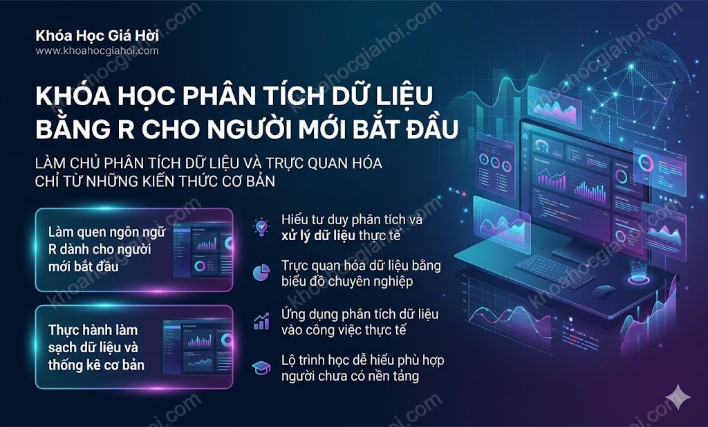 Khóa Học Phân Tích Dữ Liệu Bằng R Cho Người Mới Bắt Đầu