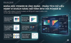 Khóa Học Power BI Ứng Dụng - Phân Tích Dữ Liệu Hành Vi Khách Hàng (Mô Hình Rfm) Với Power BI