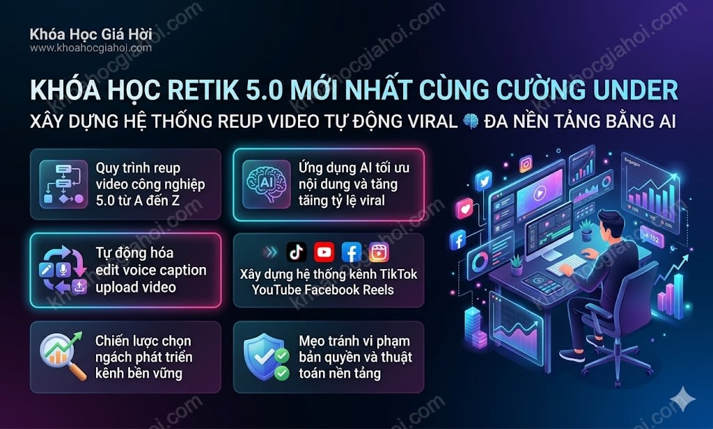 Khóa Học RETIK 5.0 Mới Nhất Cùng Cường Under