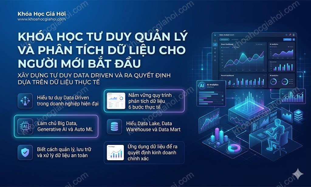 Khóa Học Tư Duy Quản Lý Và Phân Tích Dữ Liệu Cho Người Mới Bắt Đầu