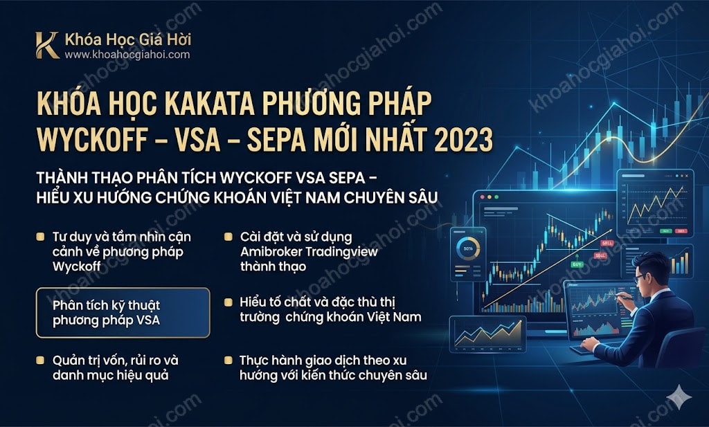 Khóa Học Kakata Phương Pháp Wyckoff – Vsa – Sepa Mới Nhất 2023