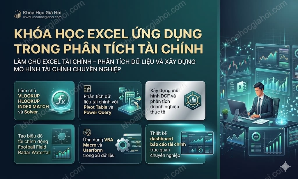 Khóa Học Excel Ứng Dụng Trong Phân Tích Tài Chính