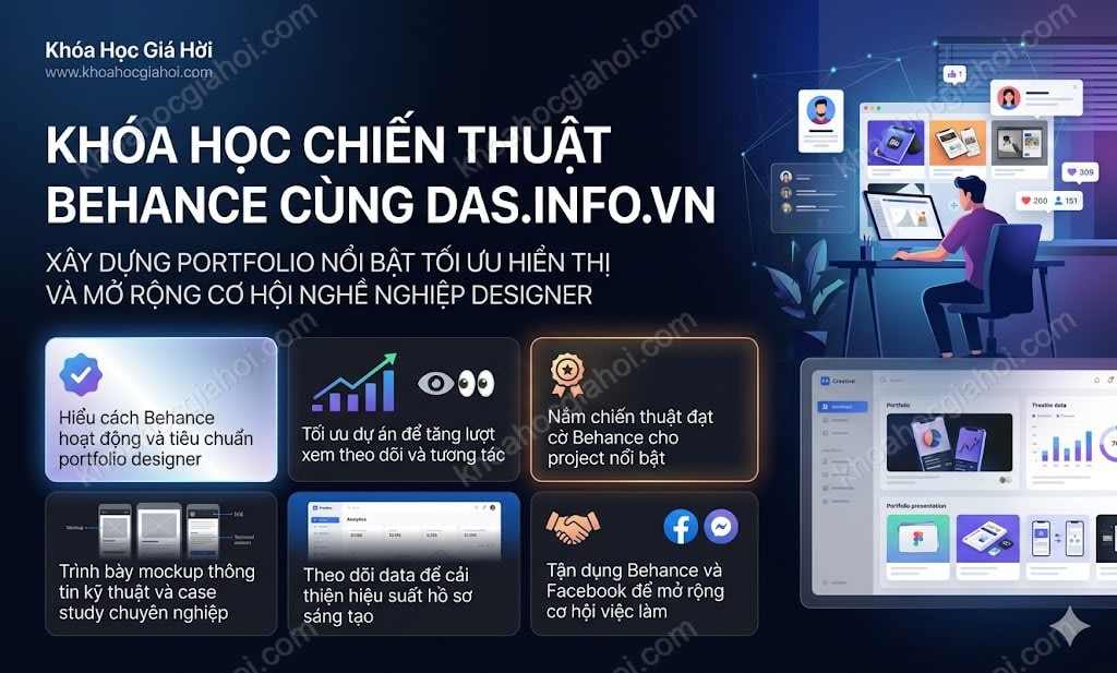 Khóa Học Chiến Thuật Behance Cùng DAS.info.vn
