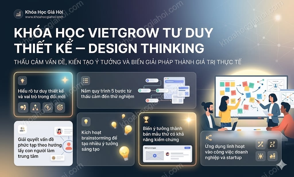 Khóa Học Vietgrow Tư Duy Thiết Kế – Design Thinking