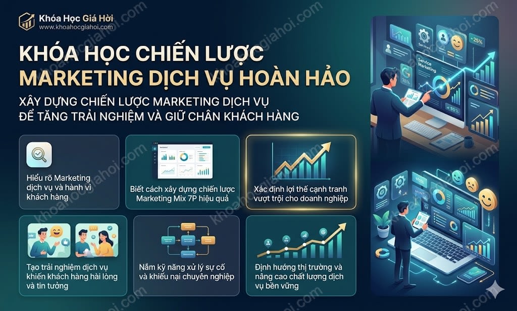 Khóa Học Chiến Lược Marketing Dịch Vụ Hoàn Hảo