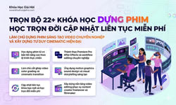 Trọn Bộ 22+ Khóa Học Dựng Phim – Học Trọn Đời, Cập Nhật Liên Tục Miễn Phí