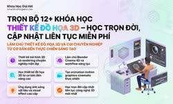 Trọn Bộ 12+ Khóa Học Thiết Kế Đồ Họa 3D – Học Trọn Đời, Cập Nhật Liên Tục Miễn Phí