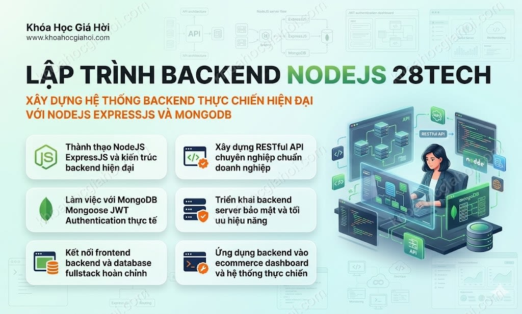 Lập Trình Backend Nodejs 28Tech