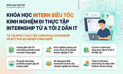 Khóa Học Intern Siêu Tốc - Kinh Nghiệm Đi Thực Tập Internship Từ A tới Z Cùng Hỏi Dân IT