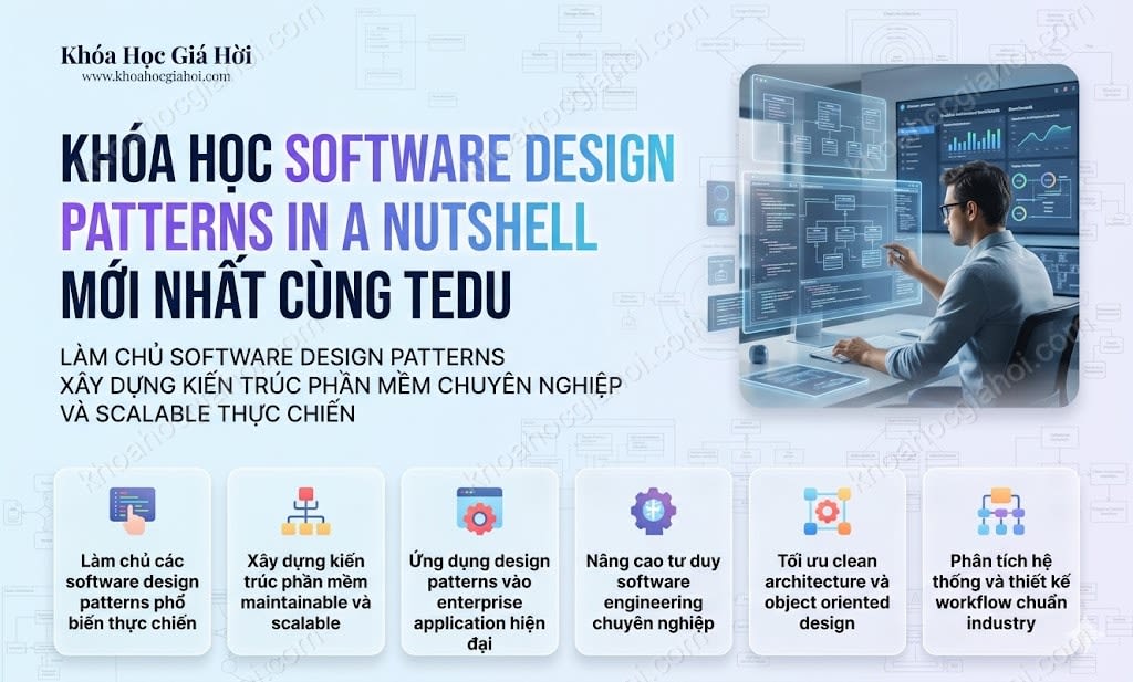 Khóa Học Software Design Patterns In A Nutshell Mới Nhất Cùng Tedu
