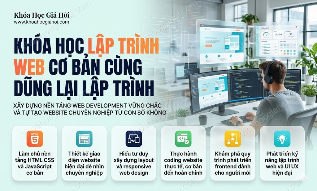 Khóa Học Lập Trình Web Cơ Bản Cùng Dũng Lại Lập Trình Khóa Học Lập Trình Web Cơ Bản Cùng Dũng Lại Lập Trình