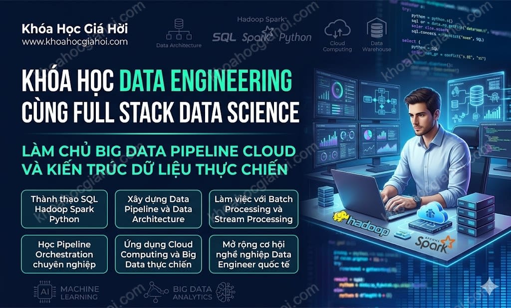 Khóa Học Data Engineering Cùng Full Stack Data Science