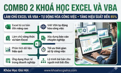 Combo 2 Khoá Học Excel Và Vba