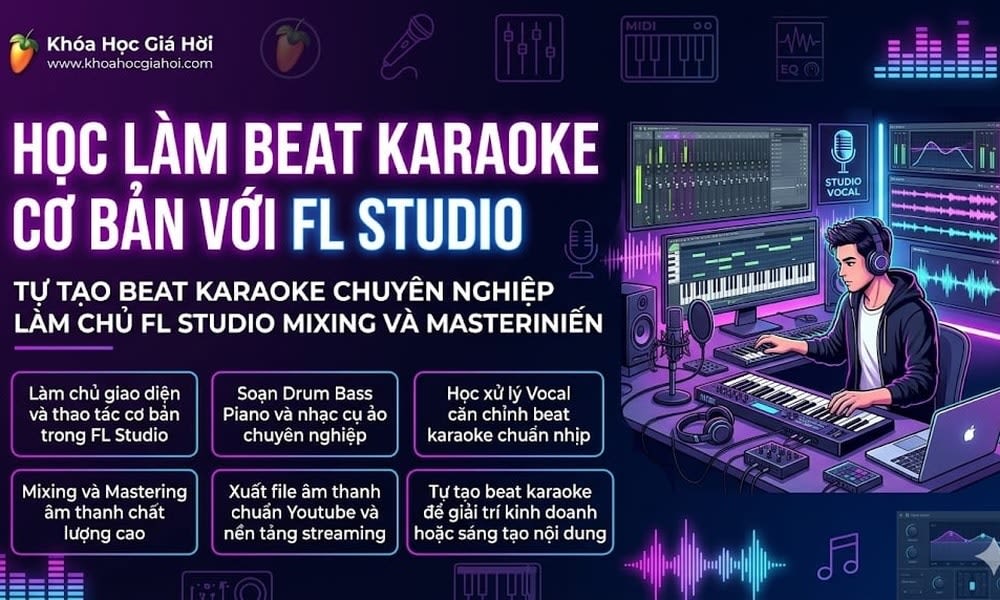 Học Làm Beat Karaoke Cơ Bản Với FL Studio