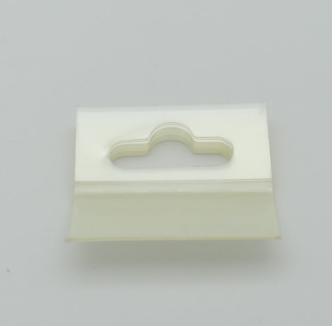 Hang Tab with tape for blister - box of 1000 pcs.
