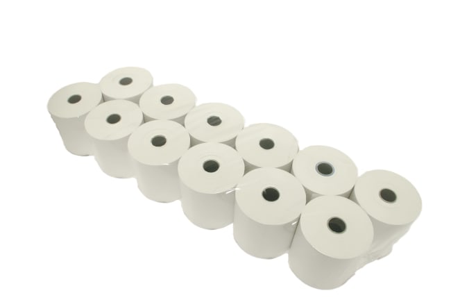 Queue machine thermopaper (20m) 57mm - 46mm -12mm (packs of 12) (Micro and Qmicro)