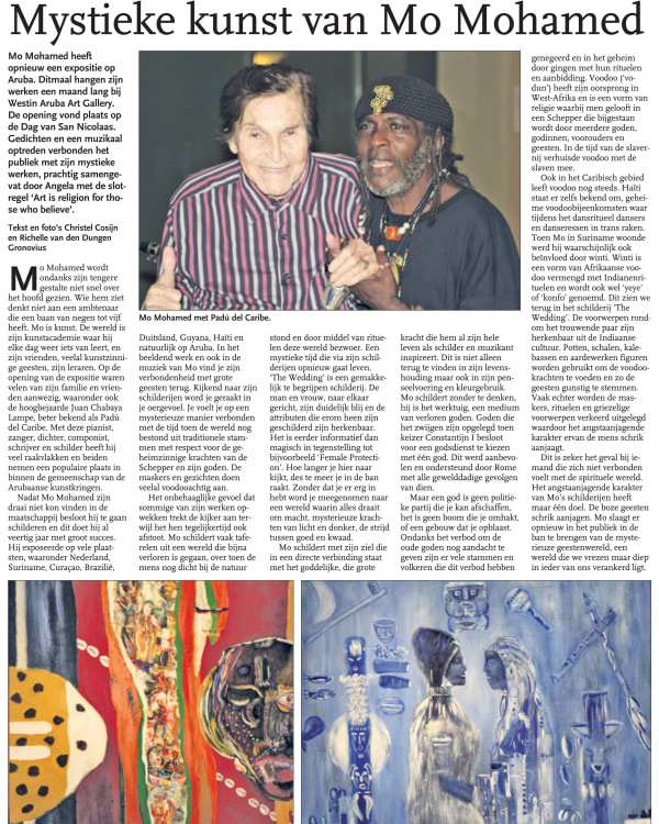 Mystieke kunst van Mo Mohamed