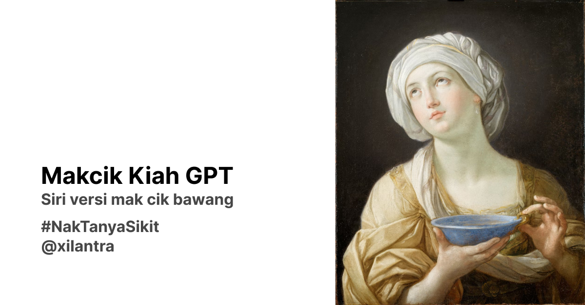 Tukar Siri jadi Makcik Kiah dengan kuasa ChatGPT!