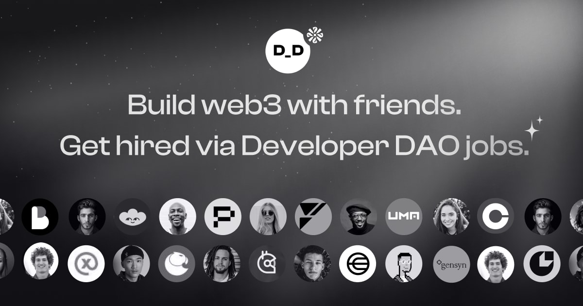 Developer DAO 🤝🏻 Eden | Find web3 work you love.